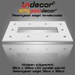 T-180x90-LP süllyesztett álmennyezet LED panel világításnak T-180x90-LP süllyesztett álmennyezet LED panel világításnak