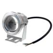 LED reflektor 10W, kültéri, hideg fehér fény - IP65 - krómozott borítás LED reflektor 10W, kültéri, hideg fehér fény - IP65 - krómozott borítás