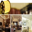 LED szalag, 5050, 60 SMD/m, 230V, vízálló, meleg fehér LED szalag, 5050, 60 SMD/m, 230V, vízálló, meleg fehér
