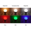 LED égő, E27, (9Watt/220°) RGB+CCT - távirányítható LED égő, E27, (9Watt/220°) RGB+CCT - távirányítható