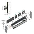 Led ALU profil Back Natur ALU Led ALU profil Back Natur ALU