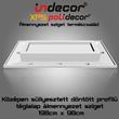 Téglalap döntött frontú álmennyezet sziget 196cm x 98cm | T-200x100-D-F Téglalap döntött frontú álmennyezet sziget 196cm x 98cm | T-200x100-D-F
