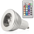 LED spot 45°,GU10, 3W, 230V, RGB Színváltós, távirányítós LED spot 45°,GU10, 3W, 230V, RGB Színváltós, távirányítós