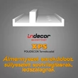 POL-SD-02 XPS Sarok doboz spot világításnak, LED szalagnak 43x100cm