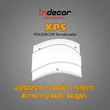 POL-Elem-05/HJ XPS HULLÁM-Jobbos elem,100x100cm