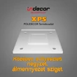 100cm-es négyzet álmennyezet sziget színváltós LED szalaggal | N-100-RGB