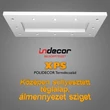 XPS-Szett-03/As XPS TÉGLALAP (200x100cm) Süllyesztett szett, szabályozható fényerejű LED világítással