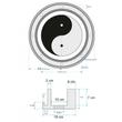 YIN-YANG Süllyesztett álmennyezet sziget YIN-YANG Süllyesztett álmennyezet sziget