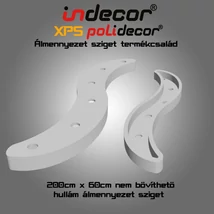 H-200x60-FZ hullám álmennyezet sziget