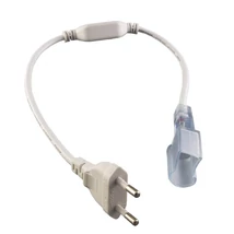 Tápkábel csatlakozóval Led flexi neon csőhöz Tápkábel csatlakozóval Led flexi neon csőhöz