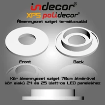 K-70-LP 70 cm kör álmennyezet sziget