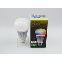 LED égő, E27,  (9Watt/220°) RGB+CCT - távirányítható