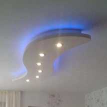 H-210x70-RGB Hullám álmennyezet sziget ,LED világítással 