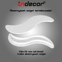 H-210x70 XPS Hullám álmennyezet sziget