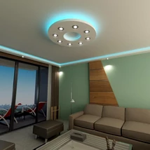 100cm kör álmennyezet sziget RGB színváltós LED szalaggal | K-100-RGB