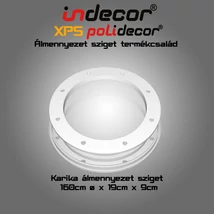 K-160 karika álmennyezet sziget 160cm