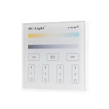 CCT Fali LED szalag vezérlő panel, elemes 4 zónás