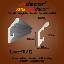 Lec-11C Rejtett világítás díszléc