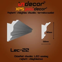 Lec-22 Oldalfali rejtett világítás díszléc