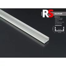 Led ALU profil Mini-01-A Eloxált Átlátszó