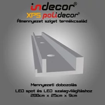 XPS Mennyezeti és sarok dobozolás 25cm