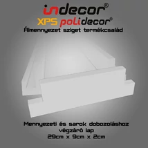 Mennyezeti dobozoláshoz végzáró lap 29cm