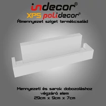 Sarok és mennyezeti dobozolás végzáró elem 29cm