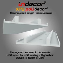 XPS Mennyezeti és sarok dobozolás 58cm