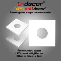 N-50-FZ négyzet álmennyezet sziget