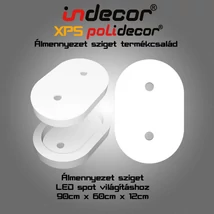 O-90x60-FZ ovál álmennyezet sziget