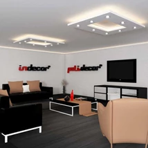 T-150x120-FS téglalap álmennyezet sziget