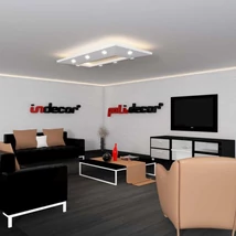 Téglalap döntött frontú álmennyezet sziget 196cm x 98cm | T-200x100-D-F