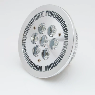 LED spot, AR111, 7W, 230V, meleg fehér fény