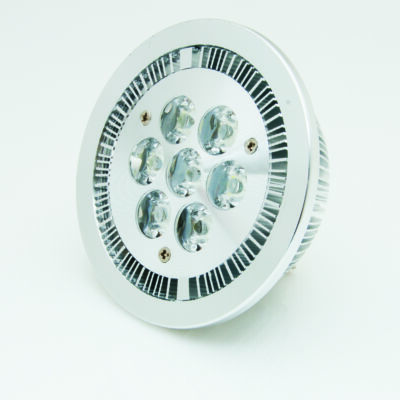 LED spot, AR111, 7W, 230V, meleg fehér fény