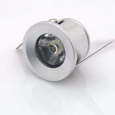 LED beépíthető spotlámpa, 1W, mini, kerek, meleg fehér AKCIÓ!!!