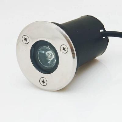 LED spotlámpa, 1W, 12V, padlóba építhető, kerek, z