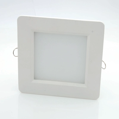 LED panel (modul), 12W, beépíthető, négyszögletes, meleg fehér