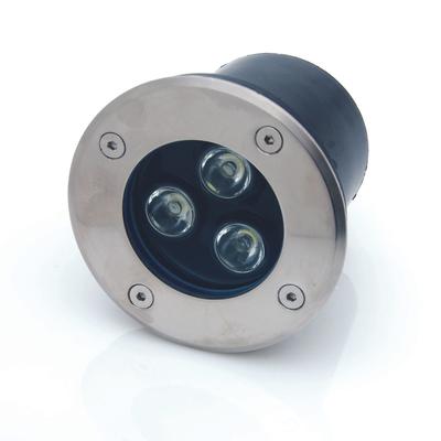 LED spotlámpa, 3W, 12V, padlóba építhető, kerek, R