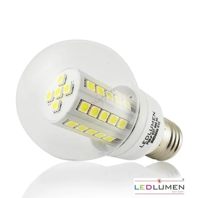 LED égő, E27 kukorica, 10W, 230V, meleg fehér fény