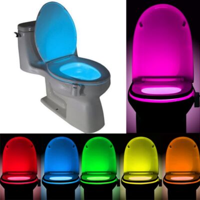Ledes wc világítás RGB mozgásérzékelővel