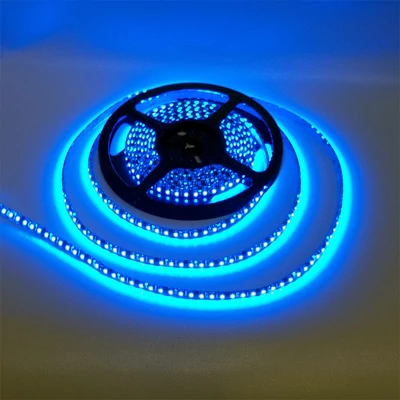 LED szalag, 5050, 60 SMD/m, vízálló, kék fény