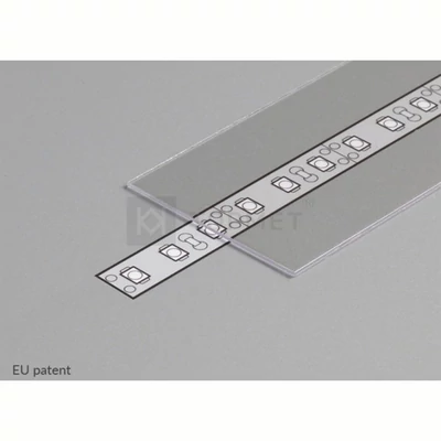 Led ALU profil takarók "H" VIZTISZTA (FLAT)