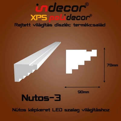 Nútos képkeret - lépcsős, Nutos-3