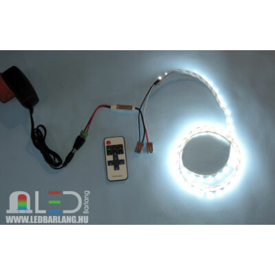 2m LED szalag szett (Monokróm / Fehér)