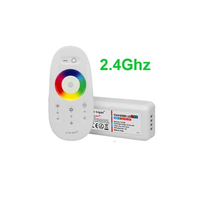 Érintésérzékeny RF RGB LED vezérlő 12V/24V LED szalaghoz 12A