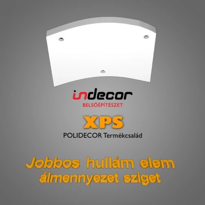 POL-Elem-05/HJ XPS HULLÁM-Jobbos elem,100x100cm