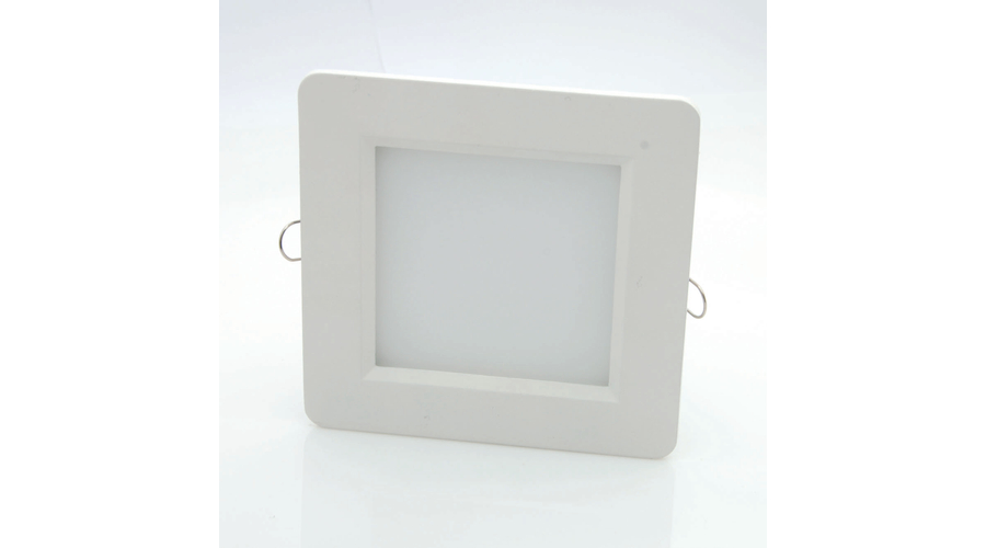 LED panel (modul), 6W, beépíthető, négyszögletes,hideg fehér