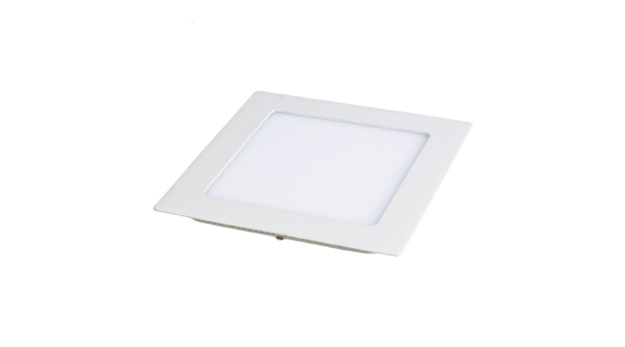LED panel (modul), 18W, beépíthető, négyszögletes, meleg fehér