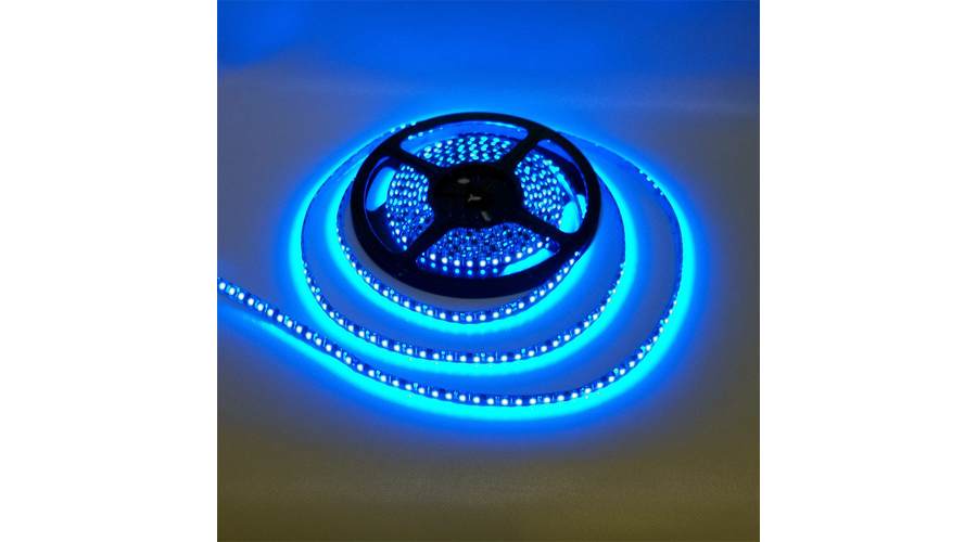 LED szalag, 5050, 60 SMD/m, vízálló, kék fény