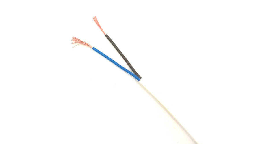 MTL 2x0,75 többeres lapos vezeték duplán szigetelt fehér réz kábel